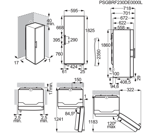 Lodówka Electrolux LRS3DE39U 186cm Srebrna 395L - 1256442 - zdjęcie 7